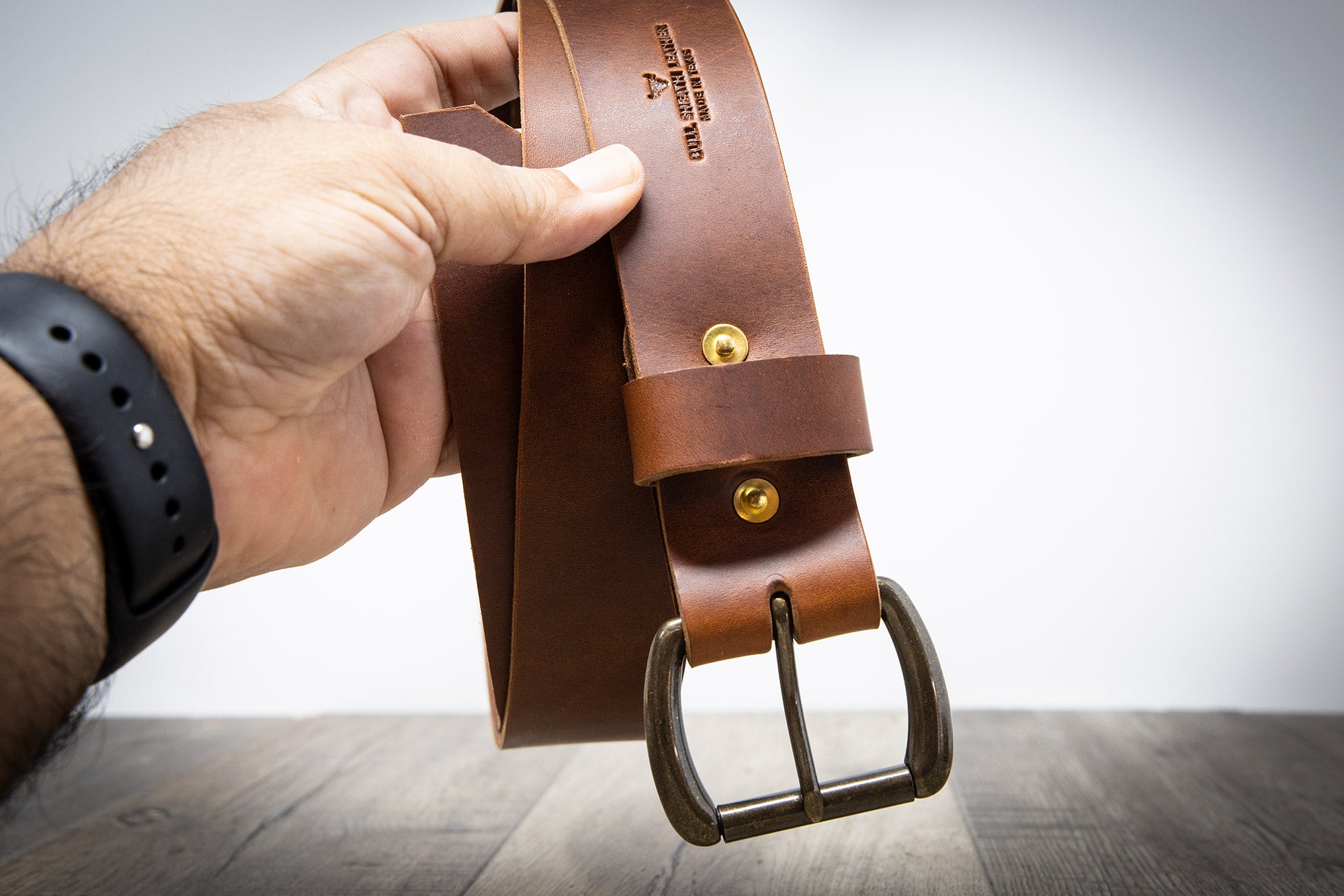 Leather Belts - Made with Heavyweight Full Grain Leather - Popov