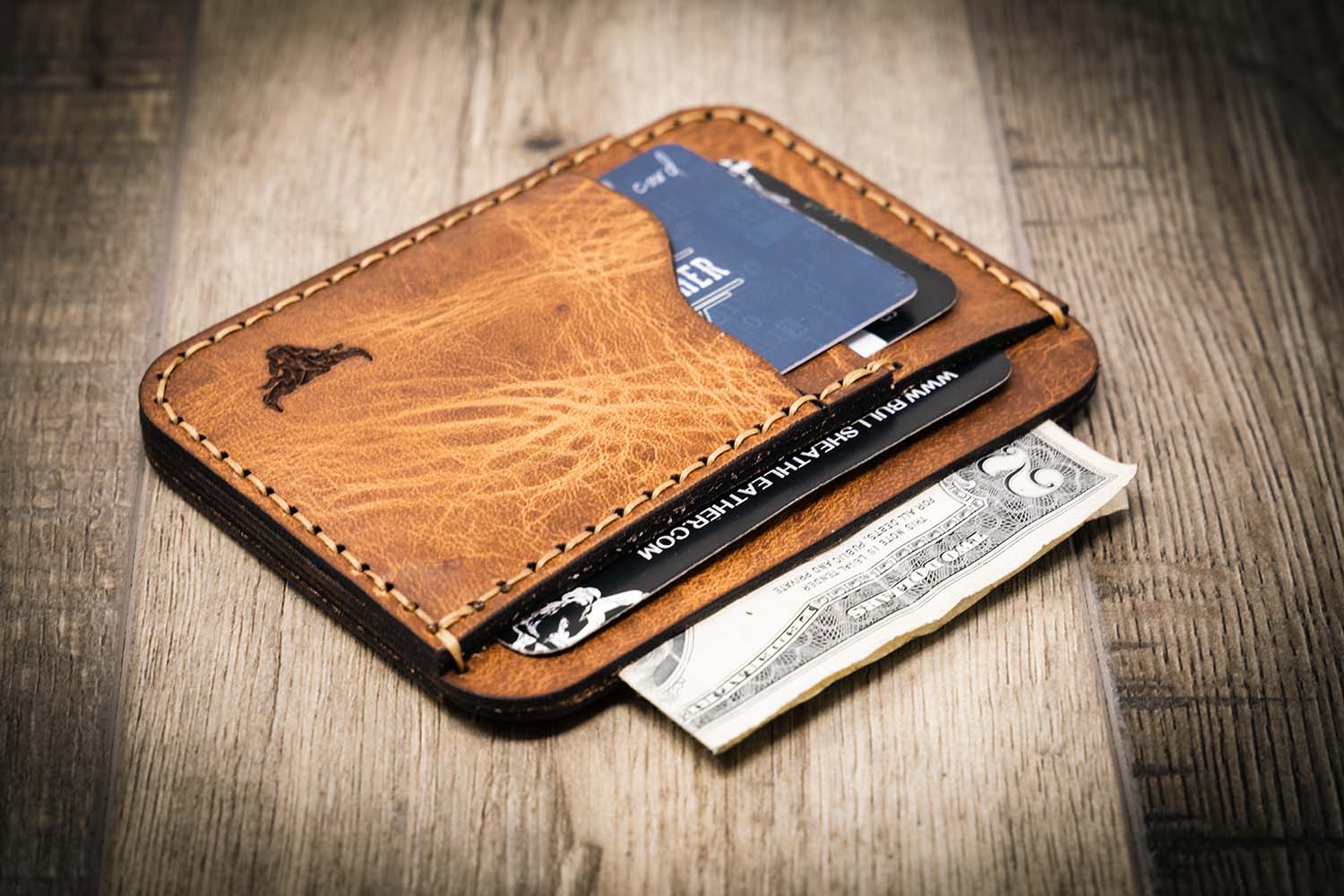 Men’s Slim Wallet | Made in USA | Full Grain Leather
