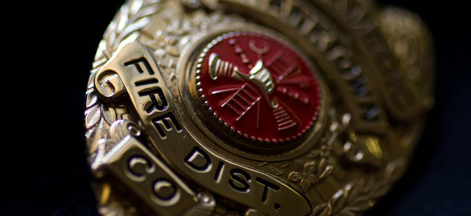Badge Wallet Bifold - Police Law Enforcement Wallet - Chestnut