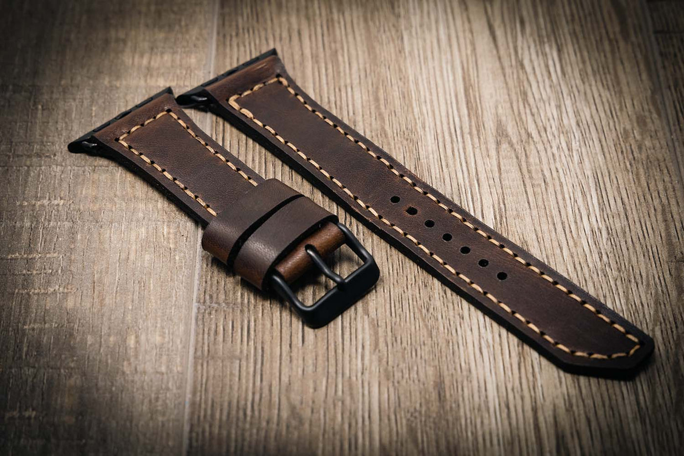 Apple Watch Leather Band - Walnut Brown
