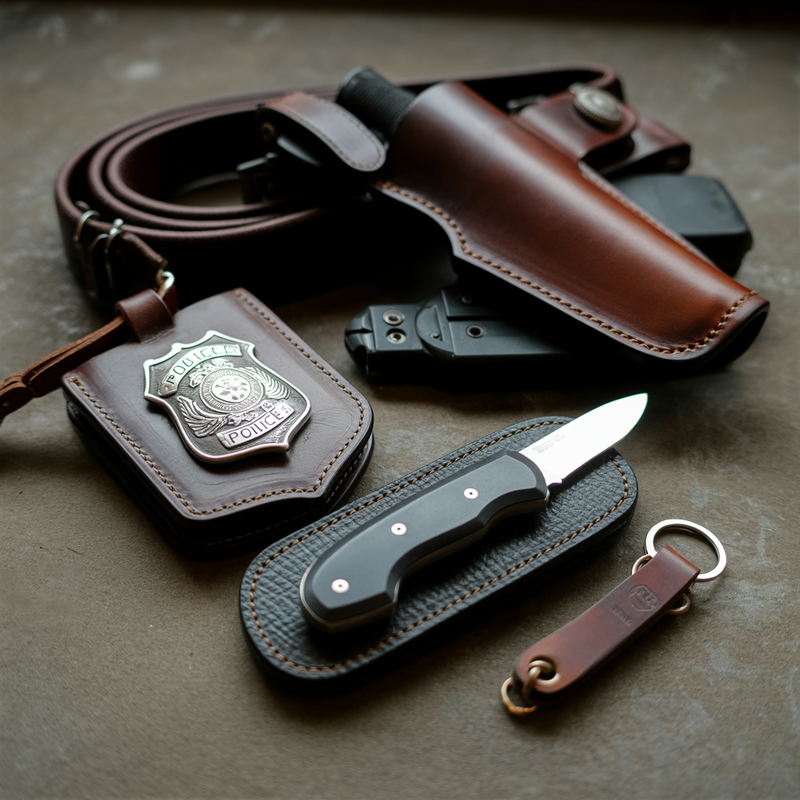 Law enforcement EDC leather kit — Bull Sheath Leather