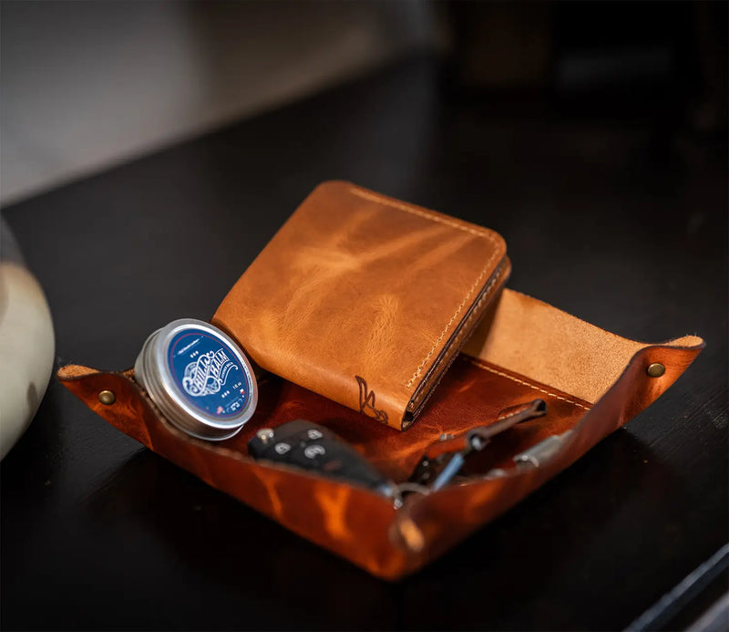 The Complete Journey of How a Leather Hide Becomes a Handmade Wallet — Bull Sheath Leather