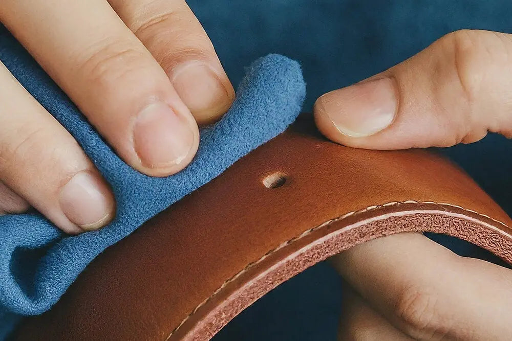 Cleaning a Leather Belt