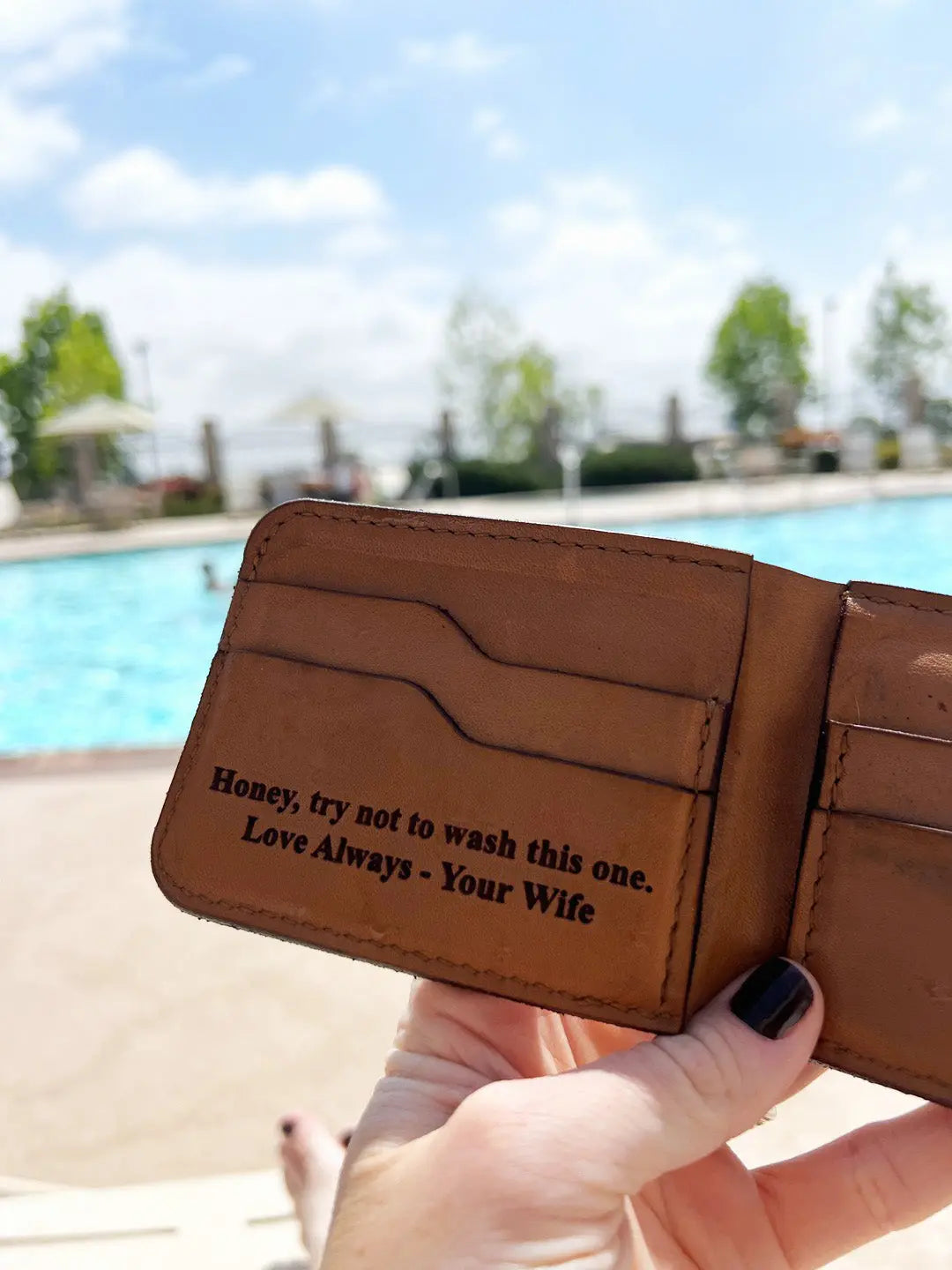 Personalized Wallet for Dad, Personalized Gifts for Him