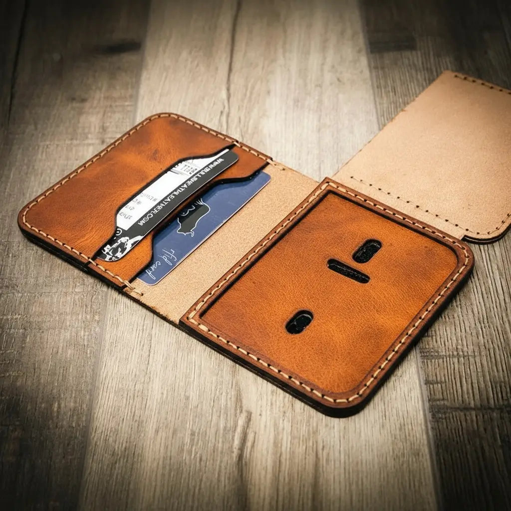 Minimalist Badge Wallets — minimalist badge wallets for officers | Bull Sheath Leather
