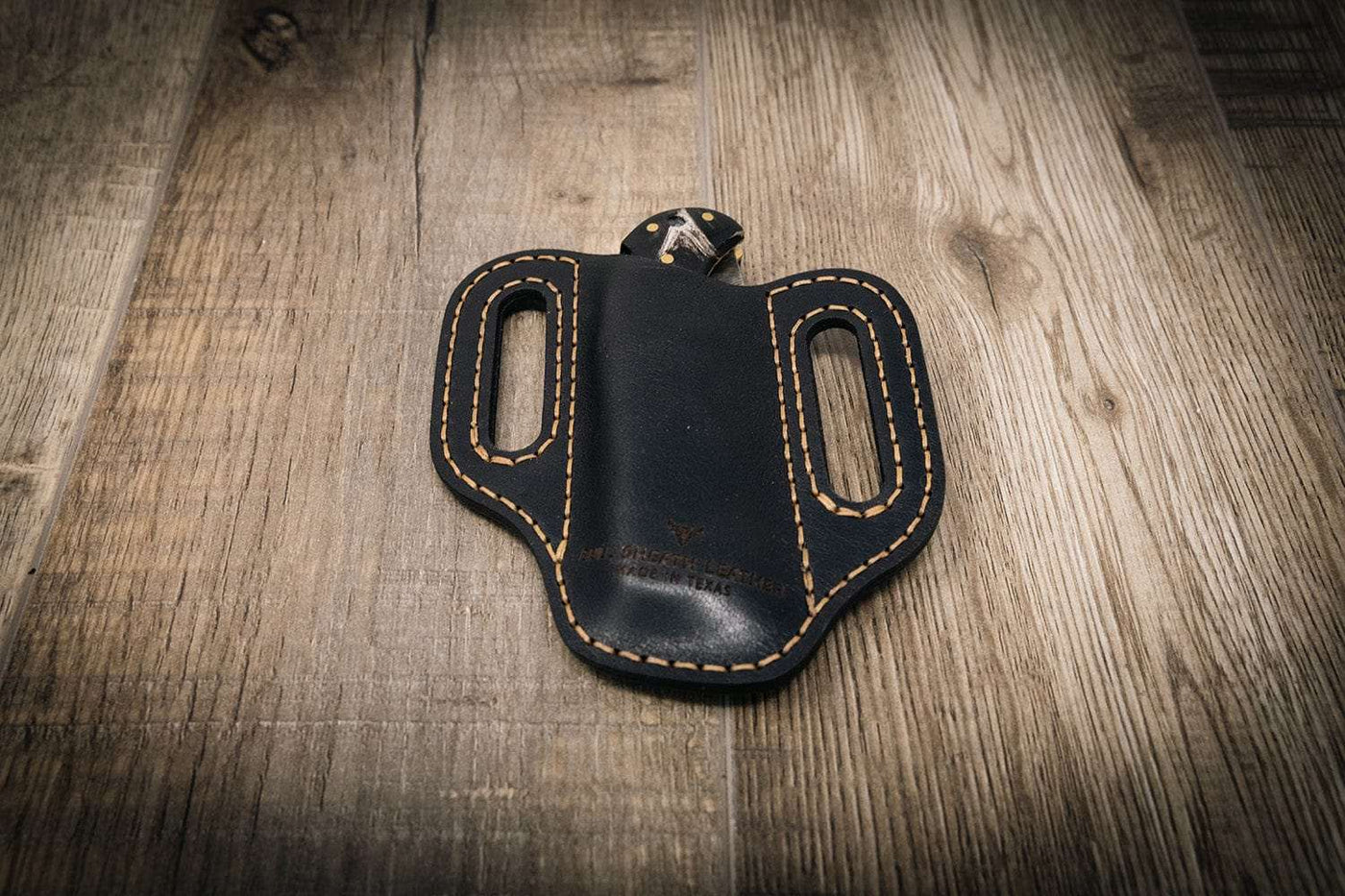 Leather Knife Sheath | Custom Knife Sheath - Black