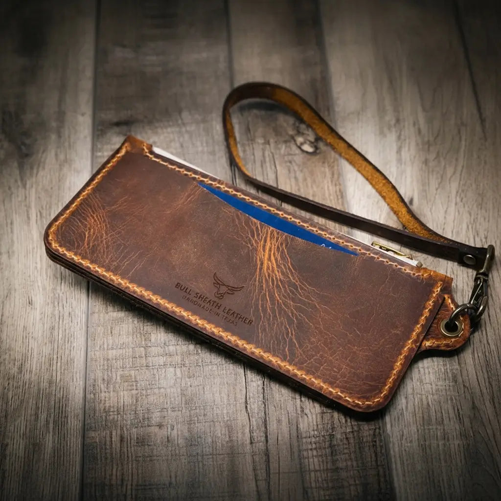 Aledo Zip Wallet - Walnut