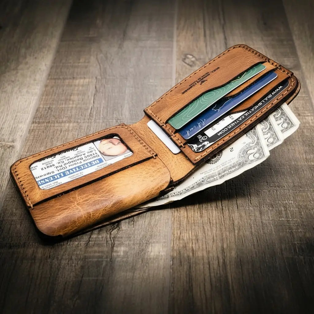 Custom Handmade Badge Wallet
