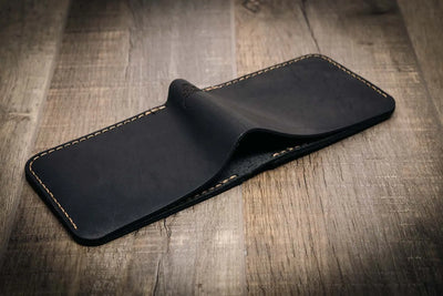 Mens Black Bifold Wallet