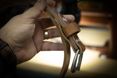 Handmade Brown Leather Belt