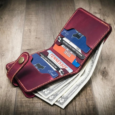 Glory Snap Bifold Wallet - Pink