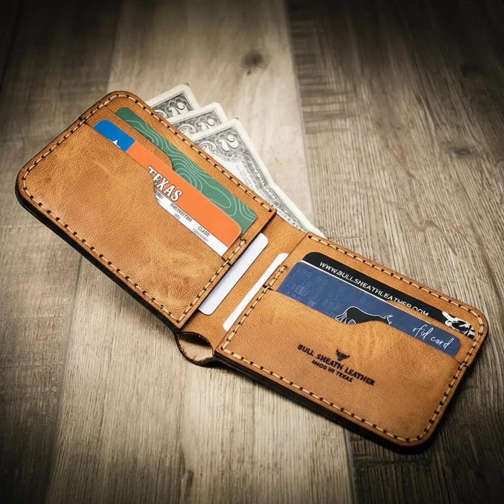 Bifold Leather wallet

