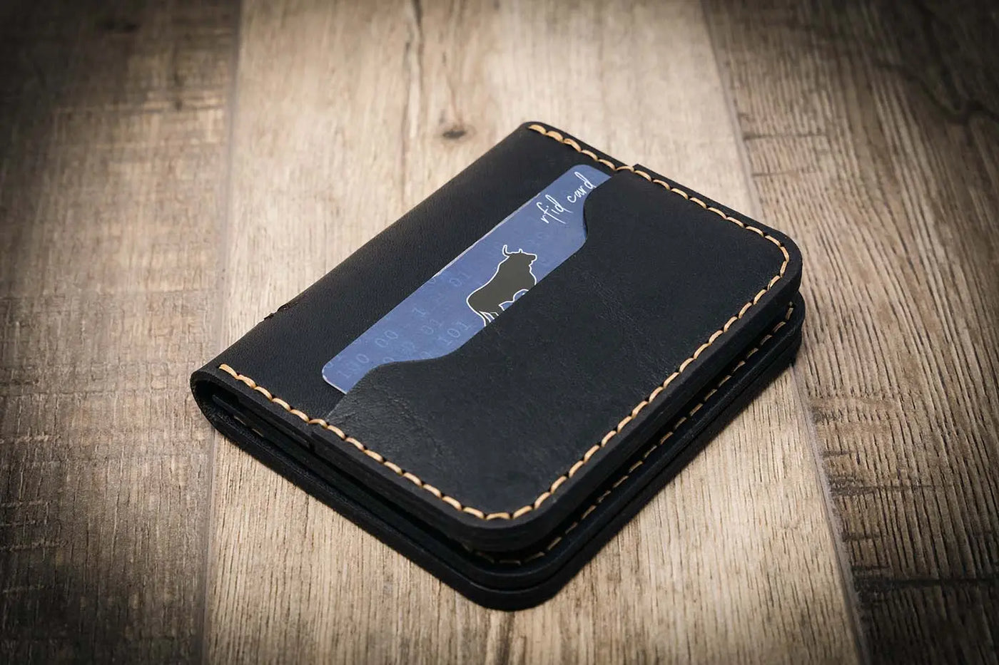 Minimalist Custom Black Police Wallet