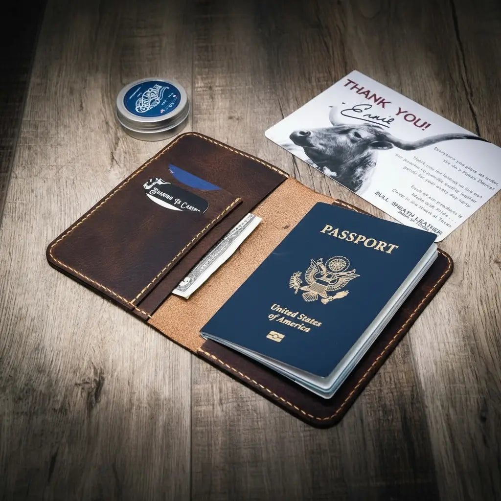 Nomad Leather Passport Holder