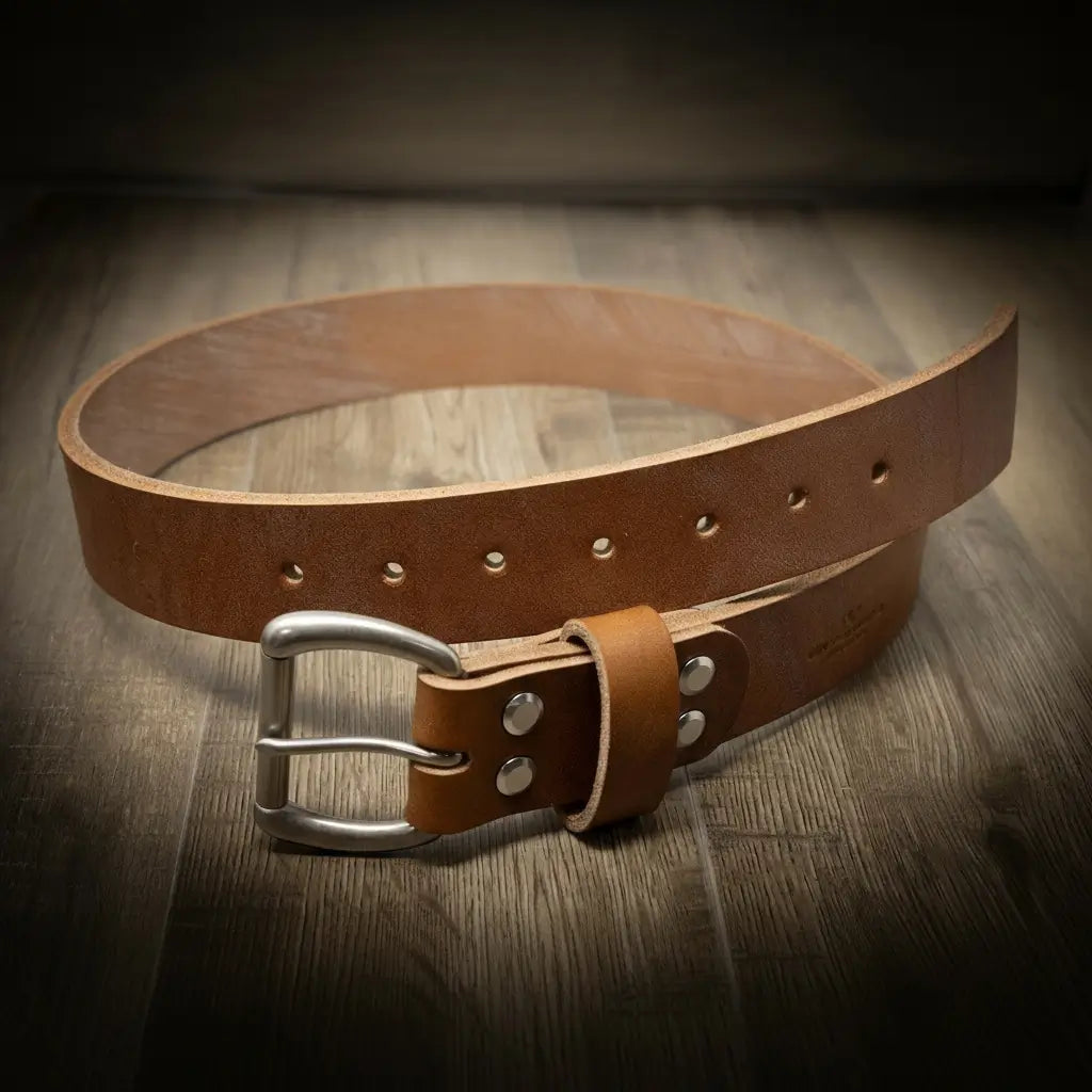 Brown Leather Belt
