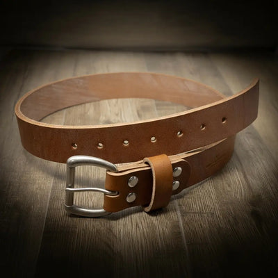 Brown Leather Belt

