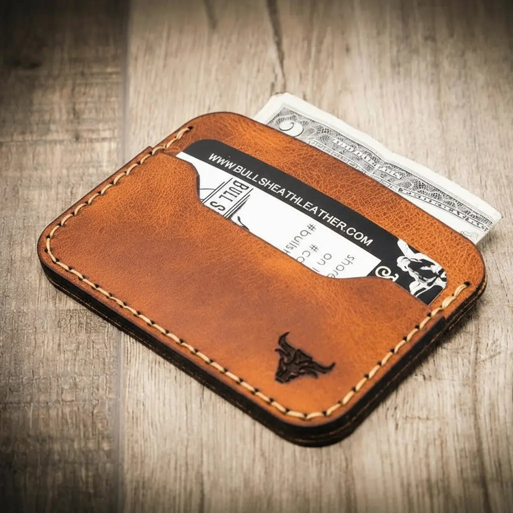 Slim Leather Wallet Credit Card Holder
