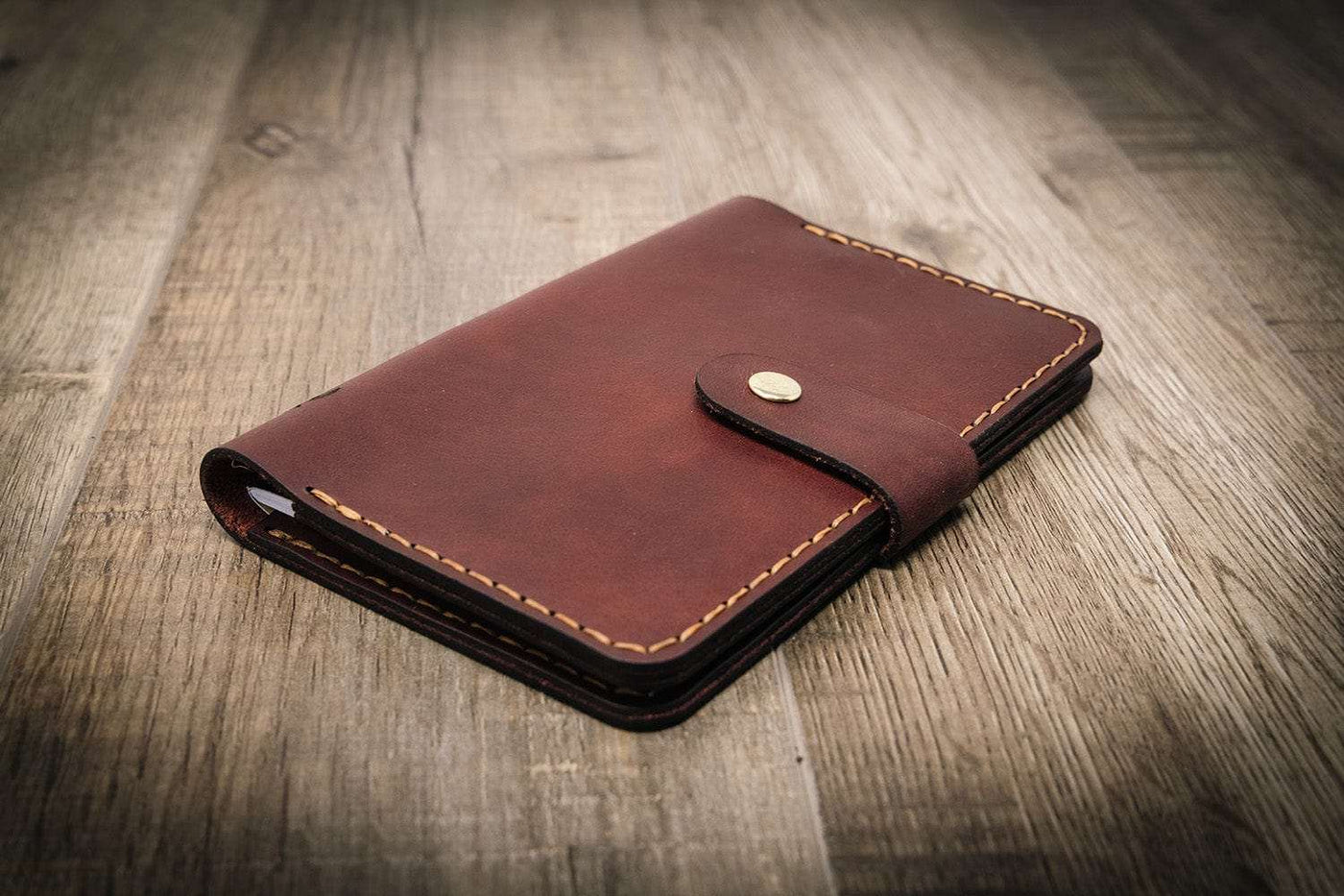 field notes book, journal with leather cover