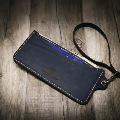 Aledo Zip Wallet - Navy