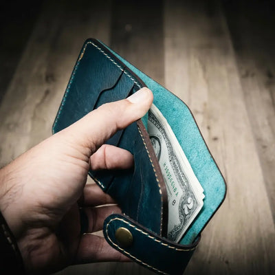 Glory Snap Bifold Wallet -Aqua
