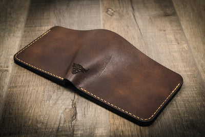 Mens leather bifold