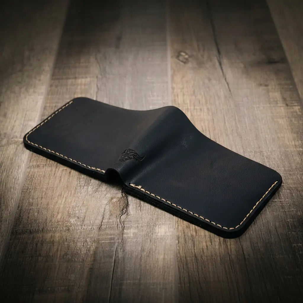 Mens Black Bifold Wallet
