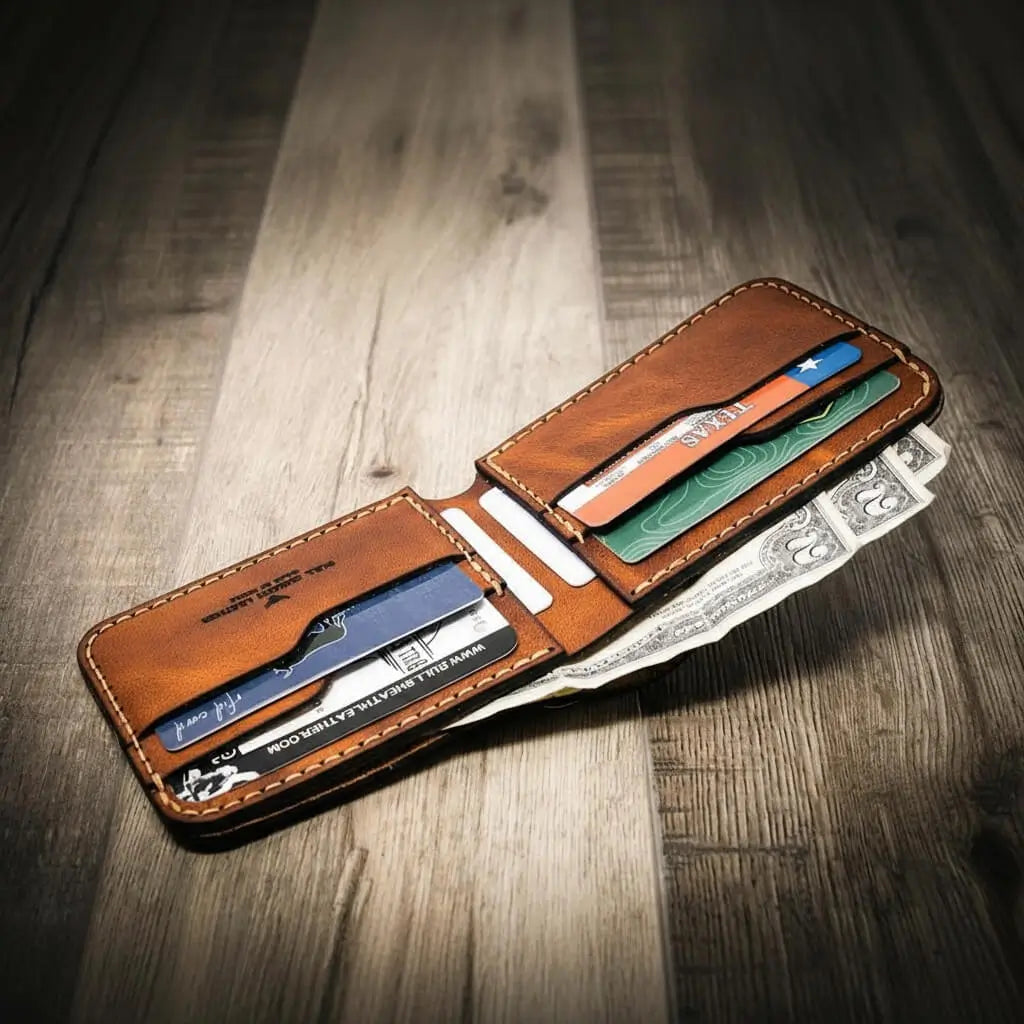Leather Bifold Wallet

