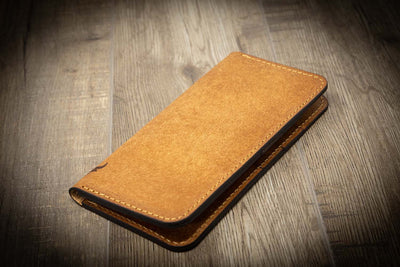 Leather Pattern - Long Wallet - Houstian