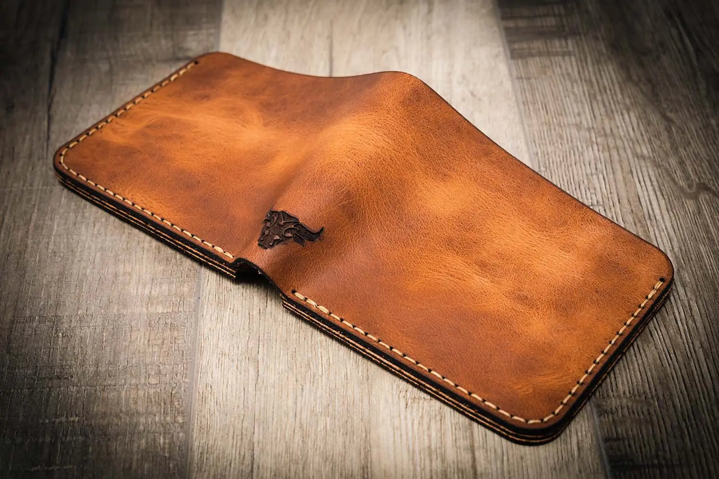 Mens Brown Bifold Wallet