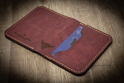 small leather card wallet