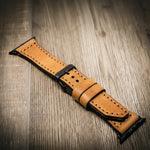 Leather Apple Watch Strap - Saddle Tan