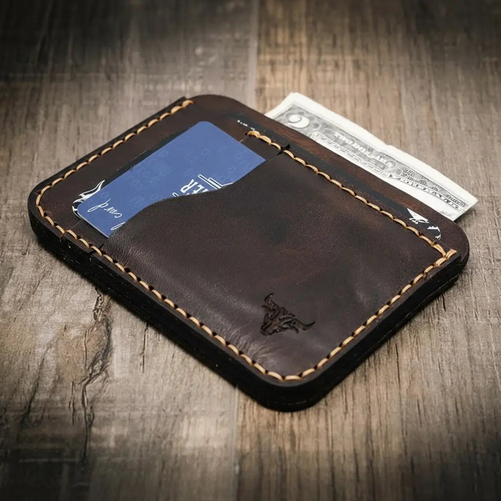 Mansfield Minimalist Wallet Bull Sheath Leather
