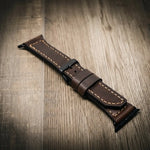 Leather Apple Watch Strap - Walnut