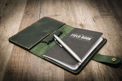 Field notes notebook, green journal cover