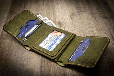 Made in the USA trifold police wallet