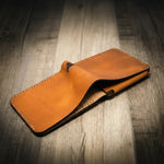 Badge Bifold Wallet - Chestnut Brown Bull Sheath Leather
