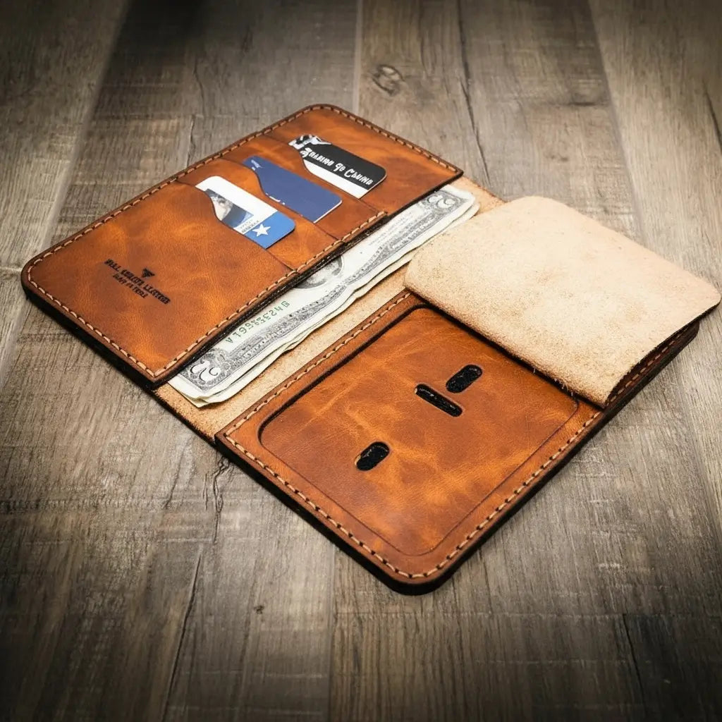 Law Enforcement Long Wallet - Chestnut
