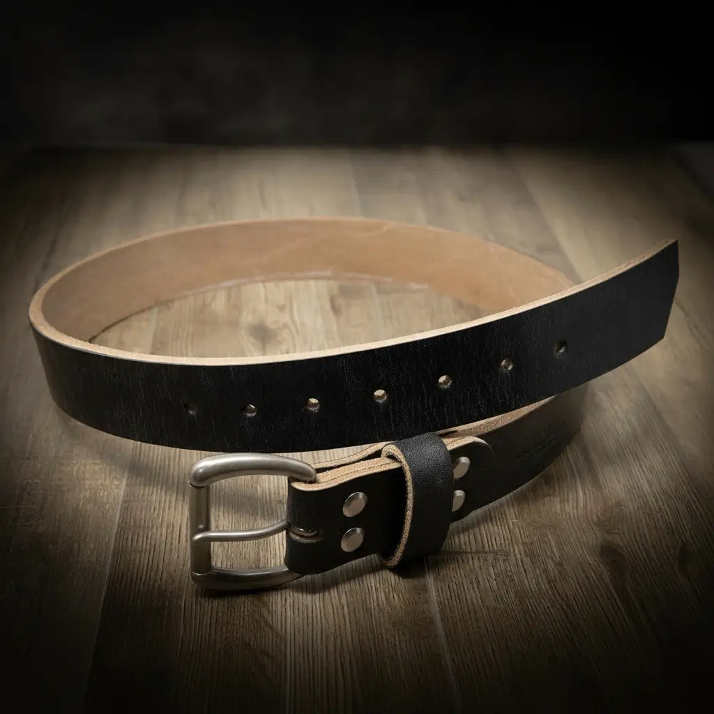 Black Leather Belt
