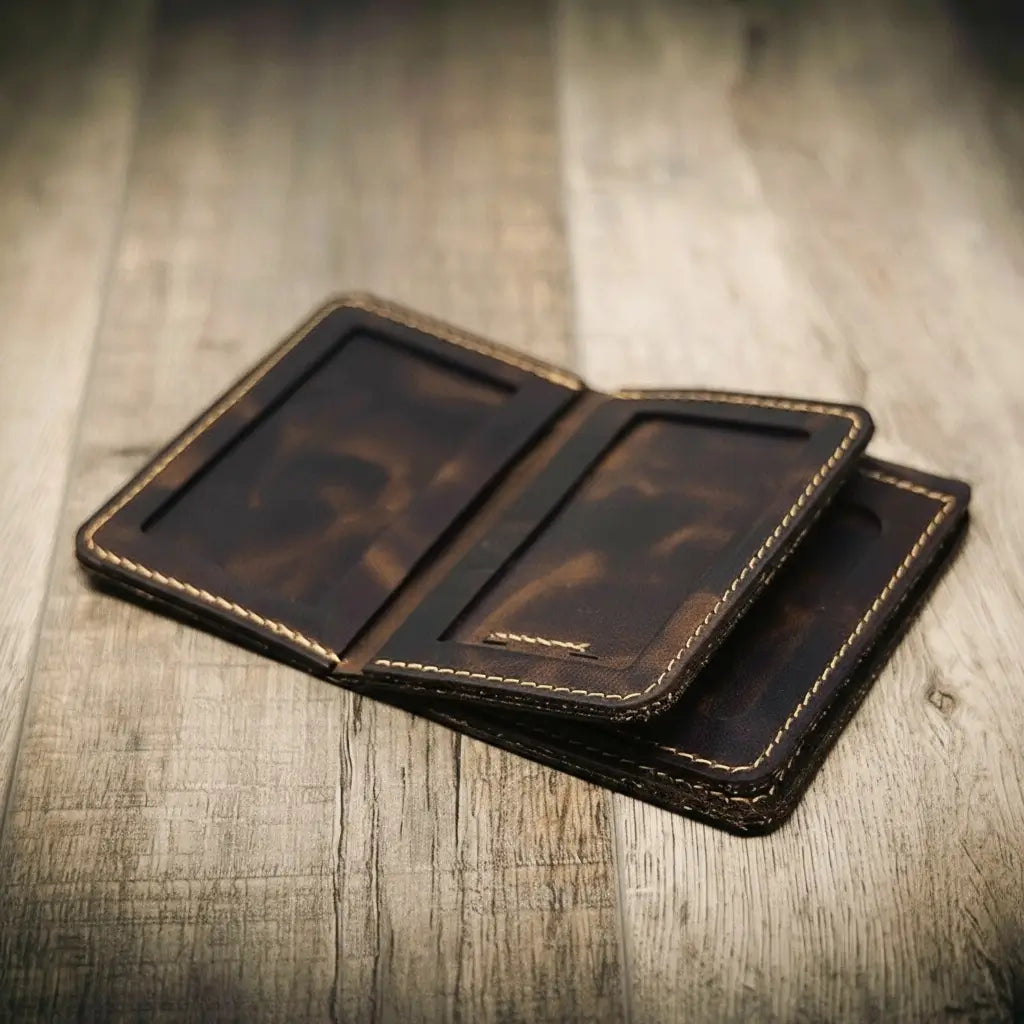 Federal Badge Wallet Small - Walnut