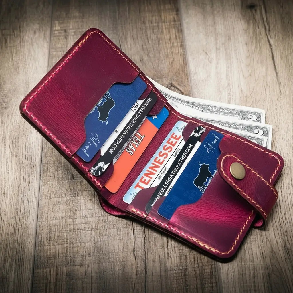 Glory Snap Bifold Wallet - Pink
