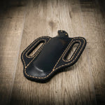 Leather Knife Sheath | Custom Knife Sheath - Black
