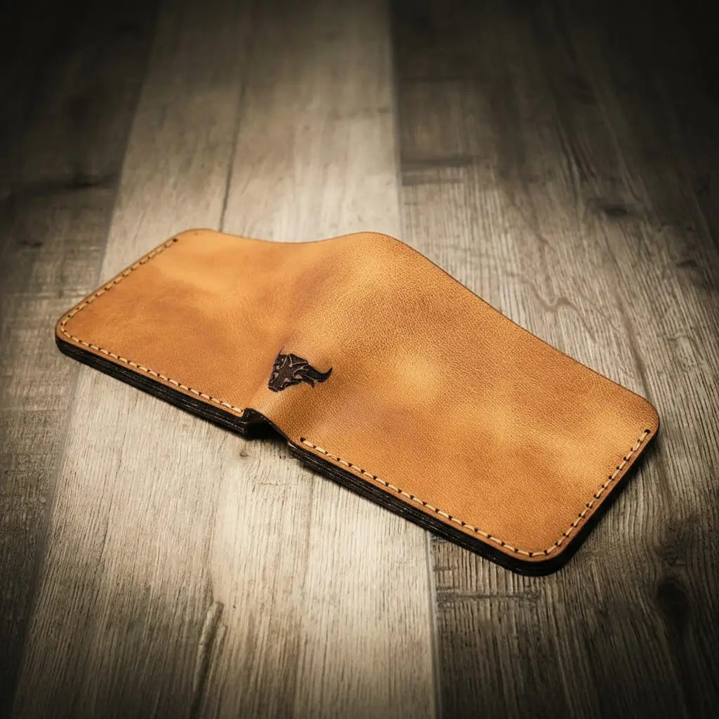 Handmade Leather Bifold Wallet
