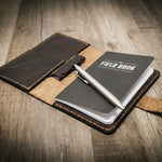 Walnut Field notes notebooks, journal cover
