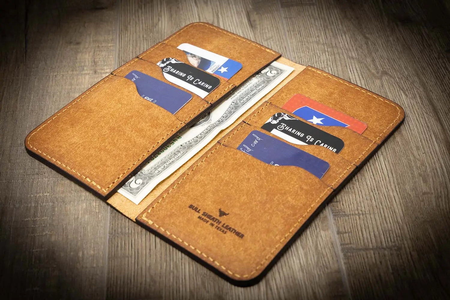 Leather Pattern - Long Wallet - Houstian Bull Sheath Leather