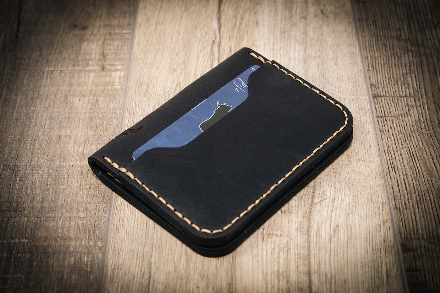 Men's Minimalist Wallet | Bull Sheath Leather | Made in USA