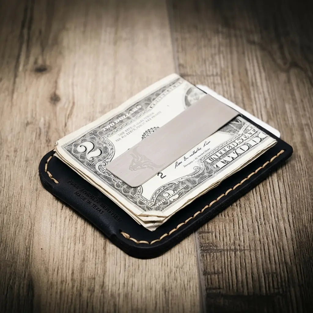 Leather Money Clip
