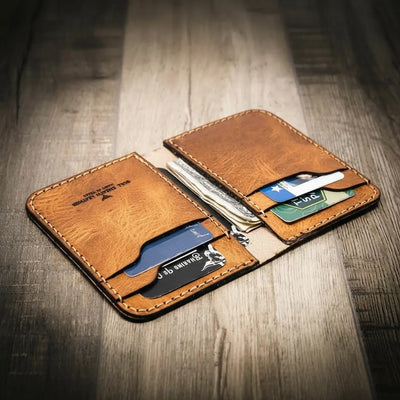 Handmade Leather Minimalist Wallet
