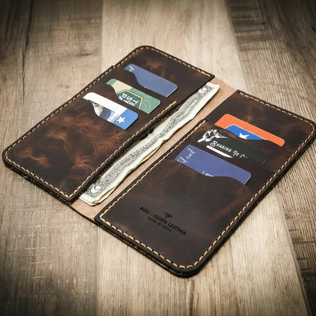 Brown Long Wallet
