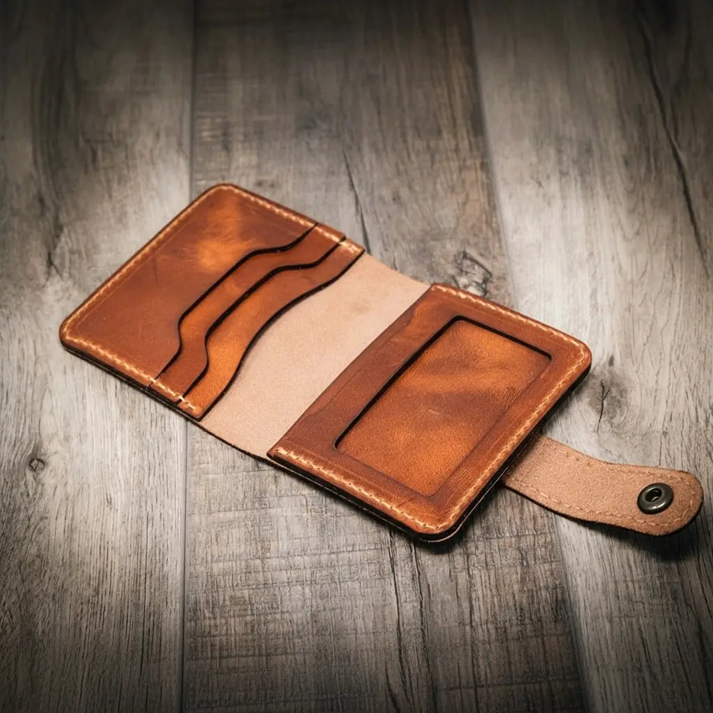 Victory Ladies Minimalist Wallet - Chestnut