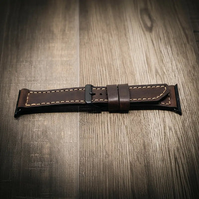 Apple Watch Leather Band - Walnut Brown